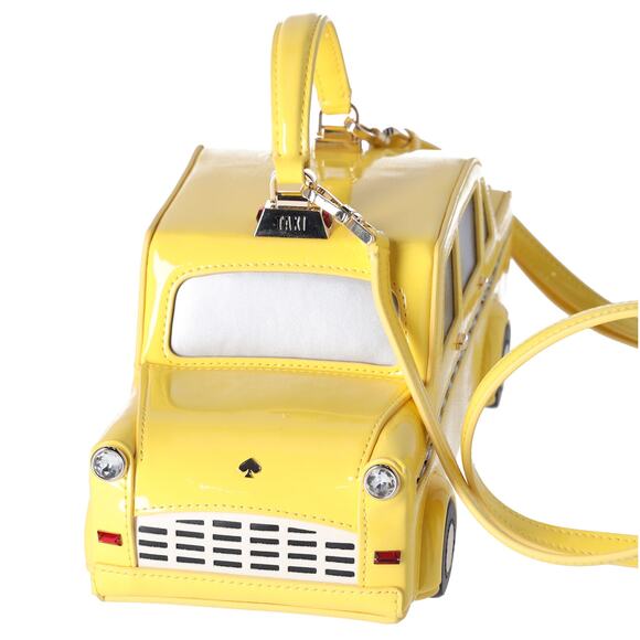 Kate Spade 3D NYC Taxi Yellow Cab Crossbody Bag KI975 Novelty Collection - Picture 3 of 7